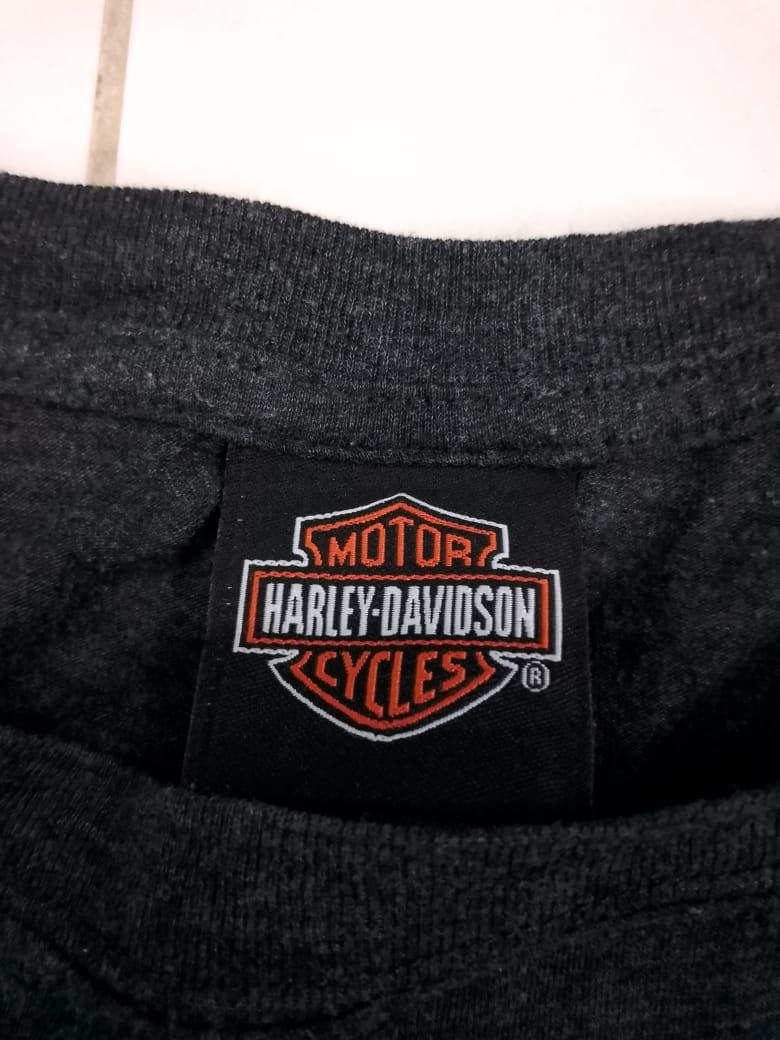 Mens Harley Davidson "Ft.Bragg" Black Short Sleeve Shirt! Size L