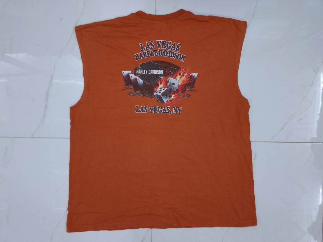 Harley Davidson Shirt Las Vegas Nevada Sleeveless Shirt