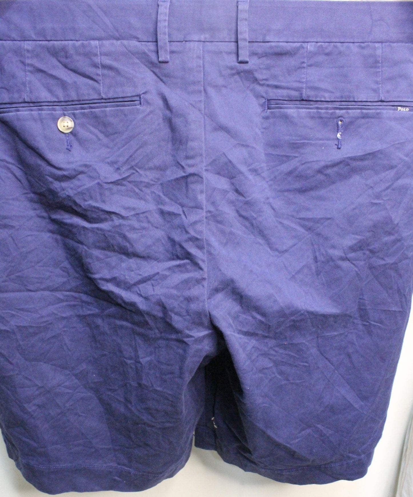Polo Ralph Lauren Shorts Mens 38 Blue Stretch Classic Fit Casual Golf Chino