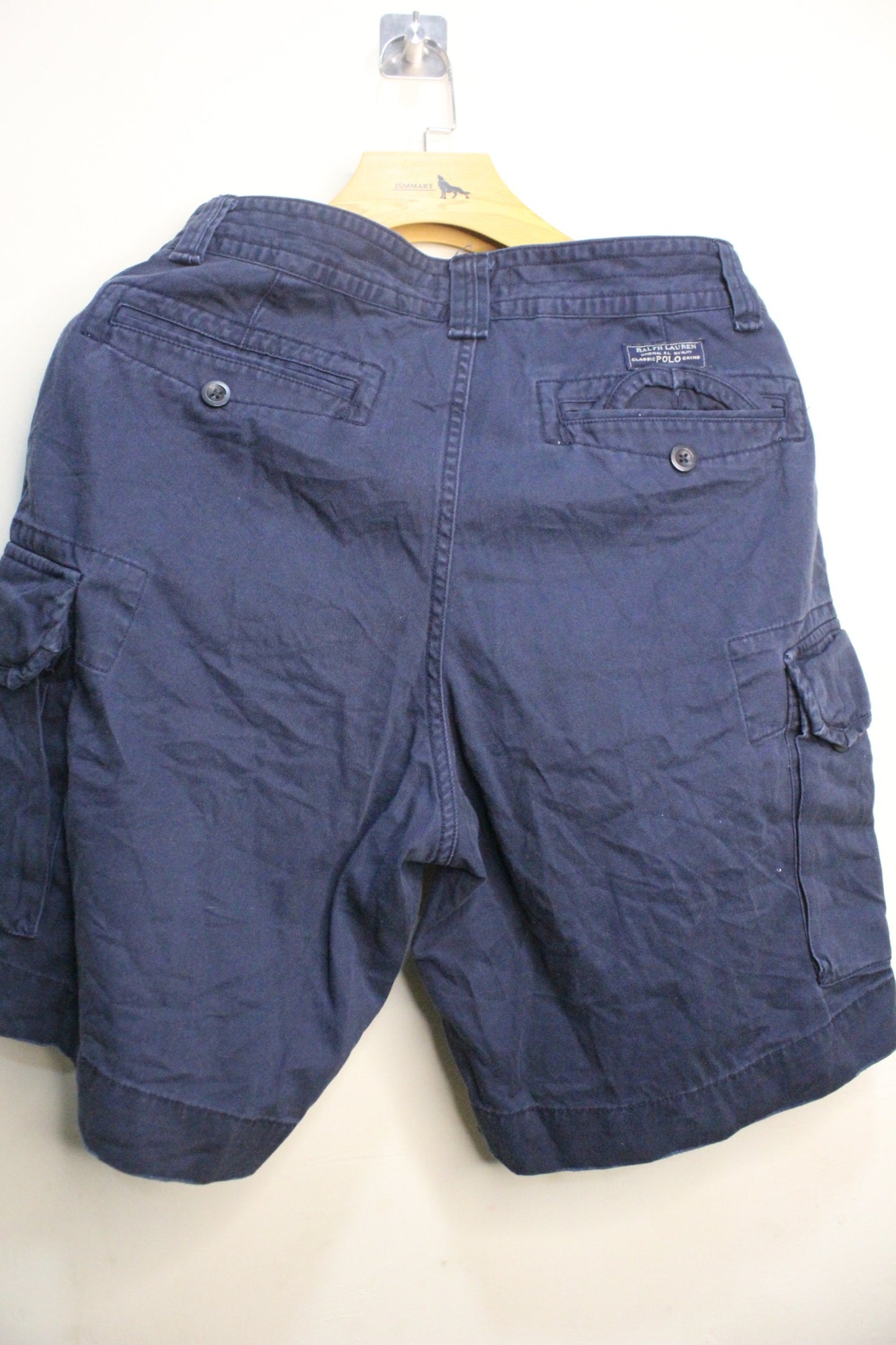 Polo Ralph Lauren Navy Blue Cargo Shorts Size: 42