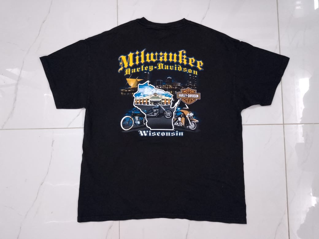 Milwaukee 105 Year Harley Davidson Long Sleeve Shirt SIZE M