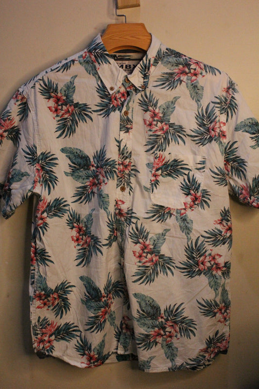 MBX Hawaiian Shirt Size XXL Men’s Tropical Floral Shirt