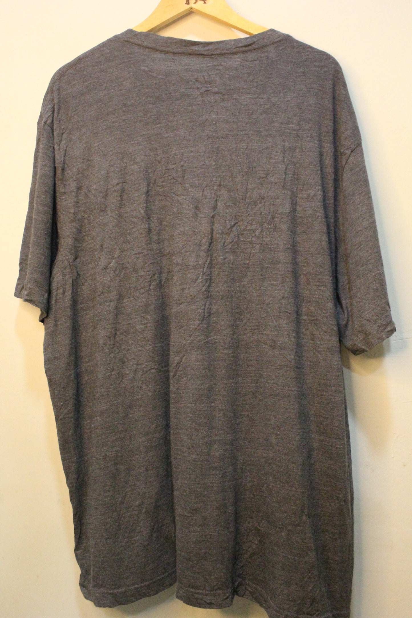 NBA Denver Nuggets Basketball Mens Logo T Shirt Gray Size XL