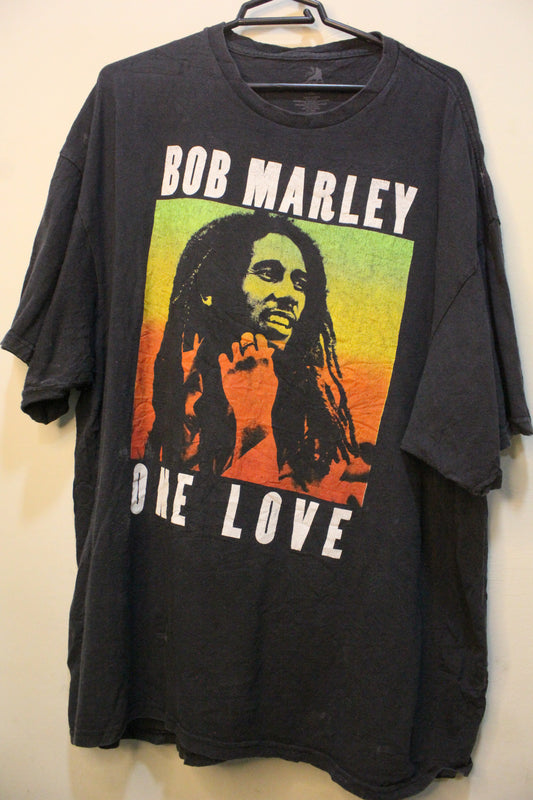 Bob Marley One Love Women's Sheer XL Shirt Zion Rootswear Band
