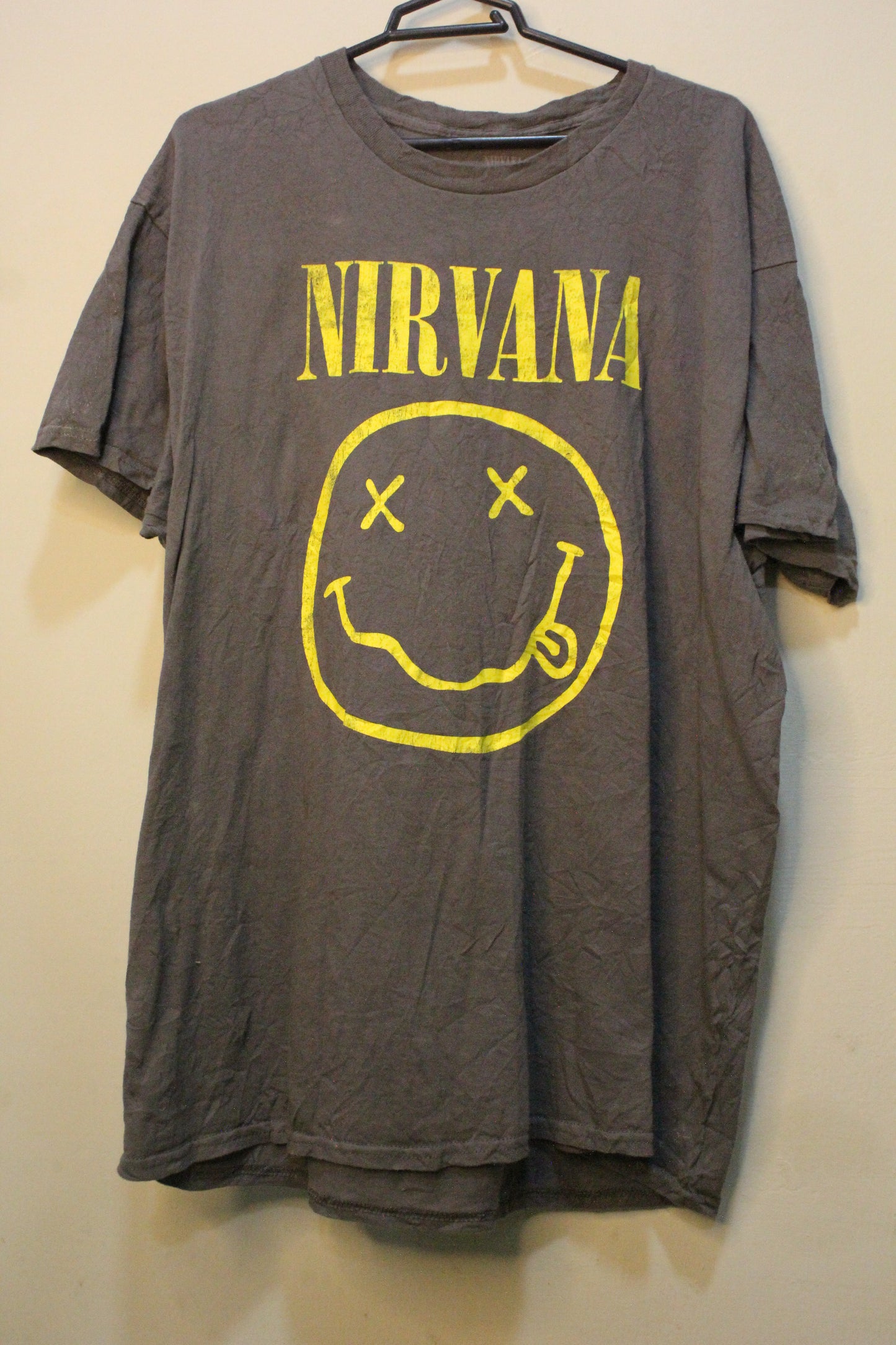 Vintage Tultex NIRVANA 2014 SHIRT Sz M Black EUC