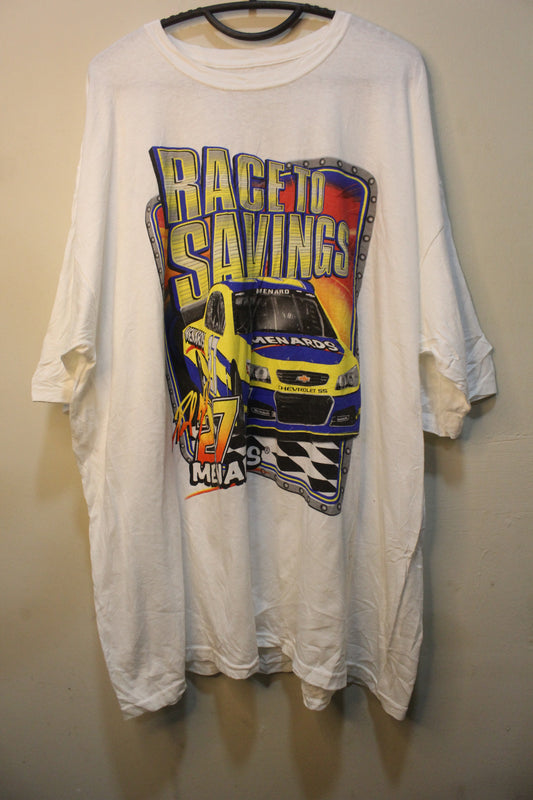 Race To Savings Paul Menards 27 Nascar Tee