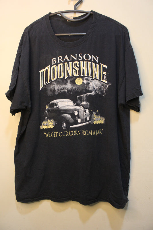 MOONSHINE - REDNECK FUEL RAT ROD V8 Rockabilly Limited Edition T- Shirt