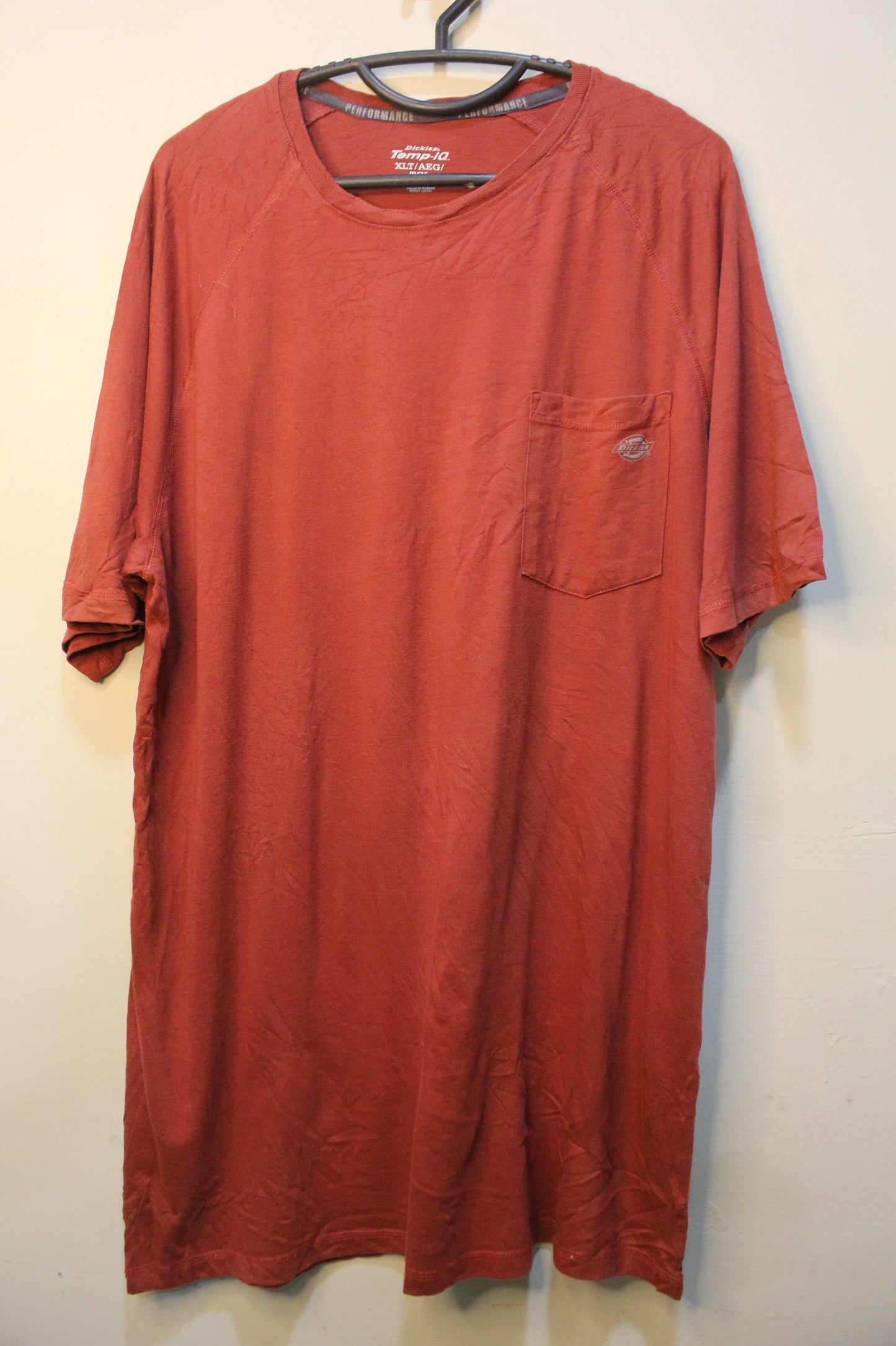 Dickies Men's Cooling Temp-iQ T-Shirt Performance Big & Tall Raglan Short Sleeve