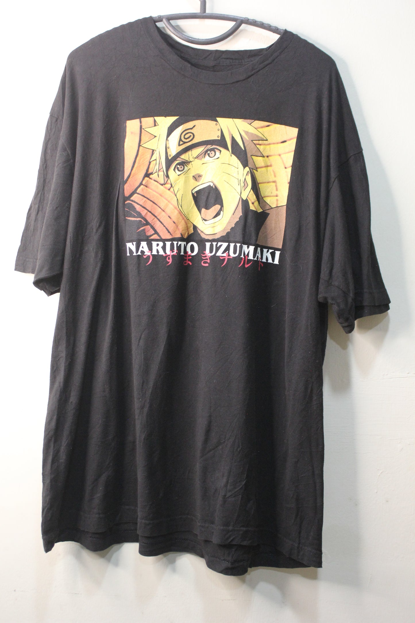 Naruto Shippuden Collection Naruto Uzumaki Graphic T-Shirt Viz Media 2007 XL