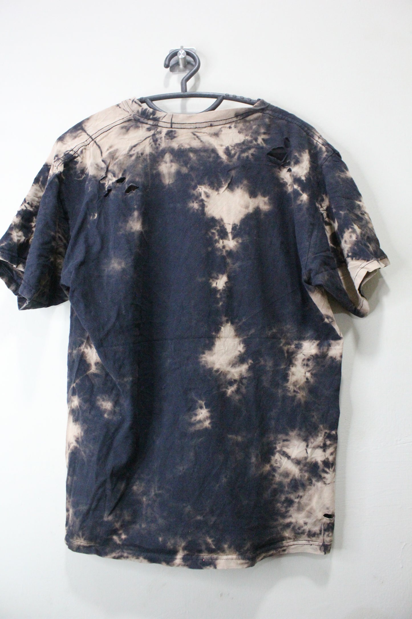 TUPAC Chemistry Poetic Justice Shirt Mens Orange Black Tie Dye Size Small New