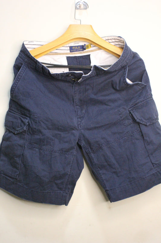 Polo Ralph Lauren Navy Blue Cargo Shorts Size: 42
