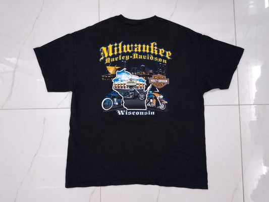 Milwaukee 105 Year Harley Davidson Long Sleeve Shirt SIZE M
