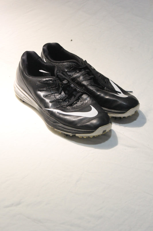 Men's Size 9.5 Nike Lunar Control 4 Golf Shoes Spikes Black 8191307-001 Twin Bridge Farm Twin Bridge Farm (2289)