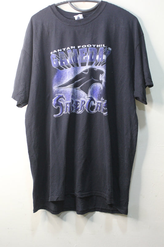 1993 Carolina Panthers - Break Thru Double Sided - Vintage NFL T-Shirt (XL)